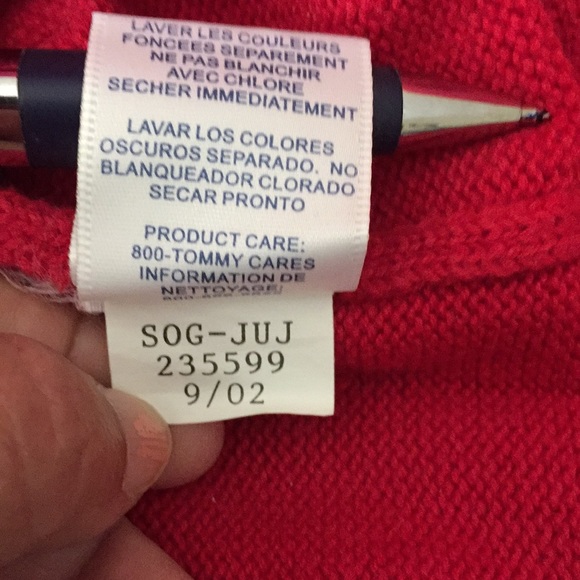 - Tommy jeans women sweater size L - Picture 6 of 7